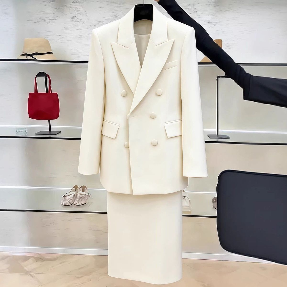 Blazer Set Women Formal - White Blazers Suits Set For Women
