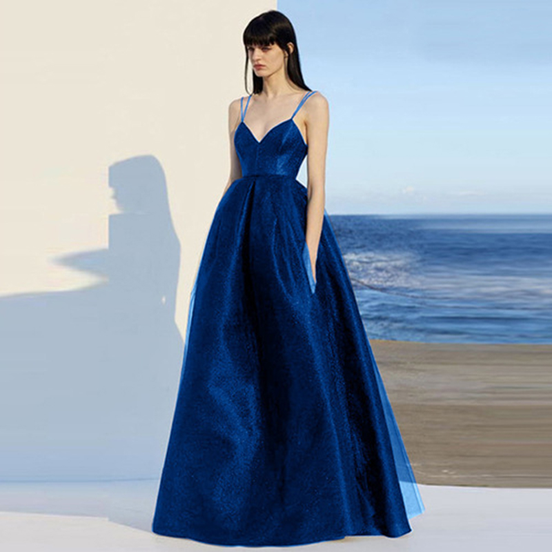 Thanh Lịch Spaghetti Dây Buổi  - đánh giá và giá Women Formal Wear Dress
