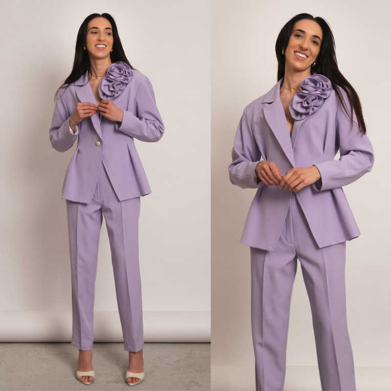 Vibrant Peplum Women Suit Set  - đánh giá và giá Women Formal Wear For Conference
