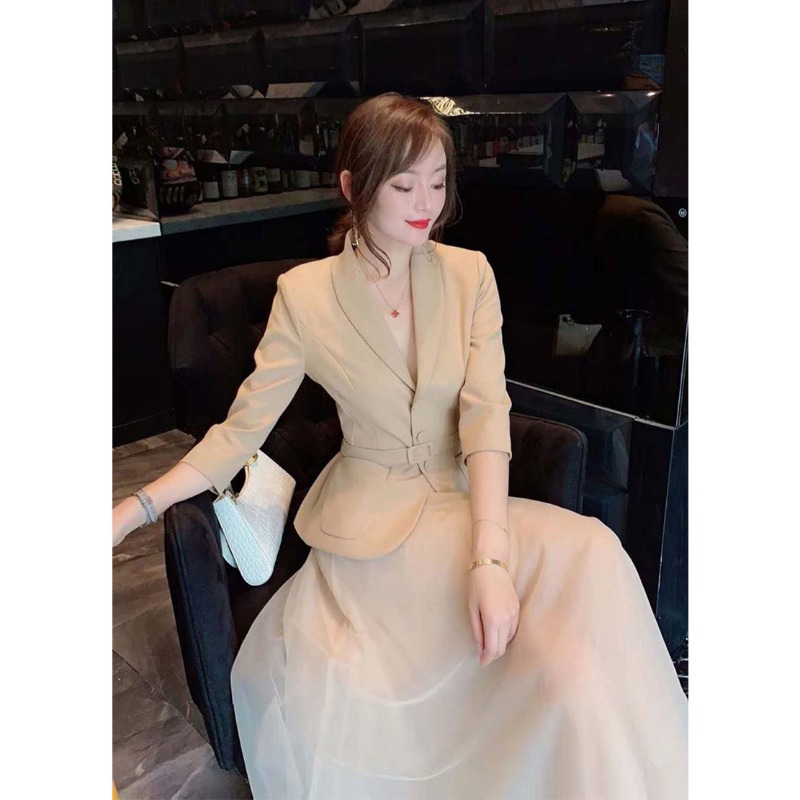 New High Quality Autumn Korean - đánh giá và giá Blazer Set Women Formal