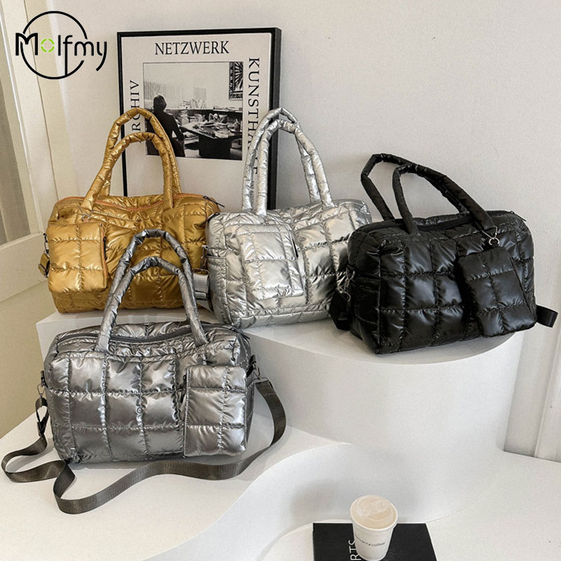 2pcs Luxury Space Bag Padded C - đánh giá và giá Shoulder Bag Structured