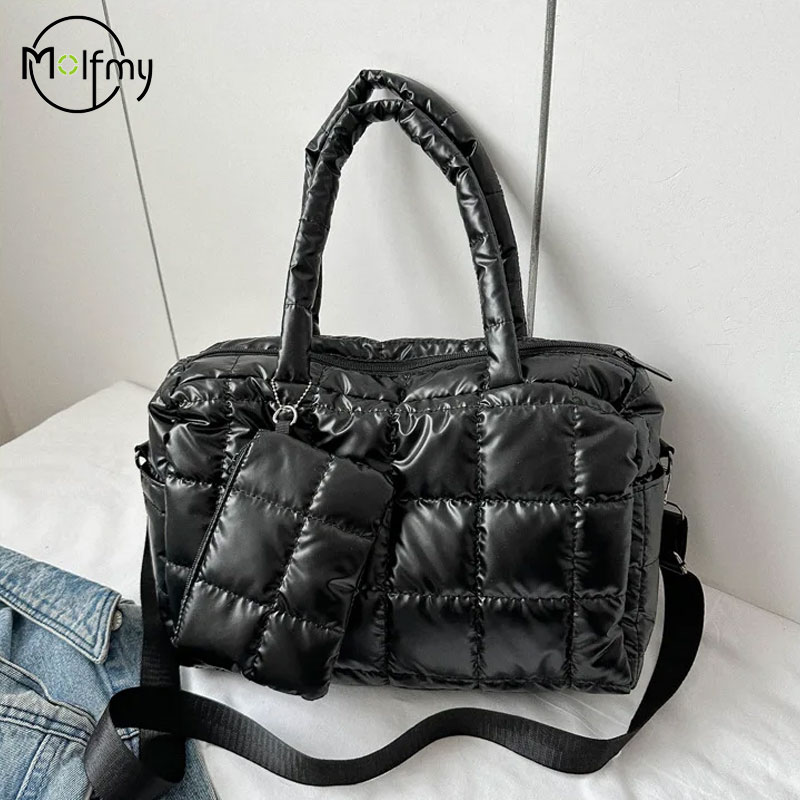 2pcs Luxury Space Bag Padded C - đánh giá và giá Shoulder Bag Structured