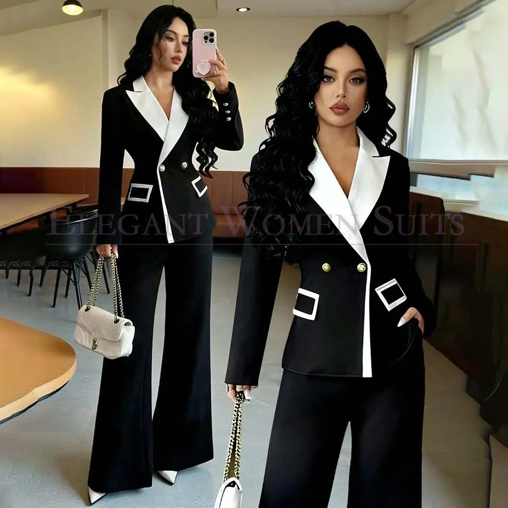 Luxury Black Women's Suits 2 P - đánh giá và giá Blazer Set Women Formal