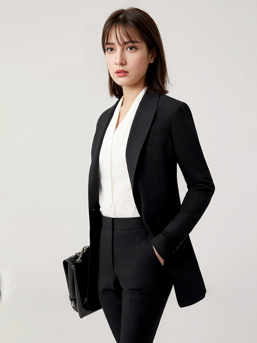 Women Suits Set Blazer Pant Of - đánh giá và giá Women Formal Wear Black