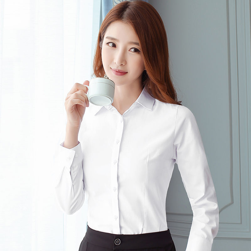 Korean Slim Black White Blouse - đánh giá và giá Women Formal Wear Black