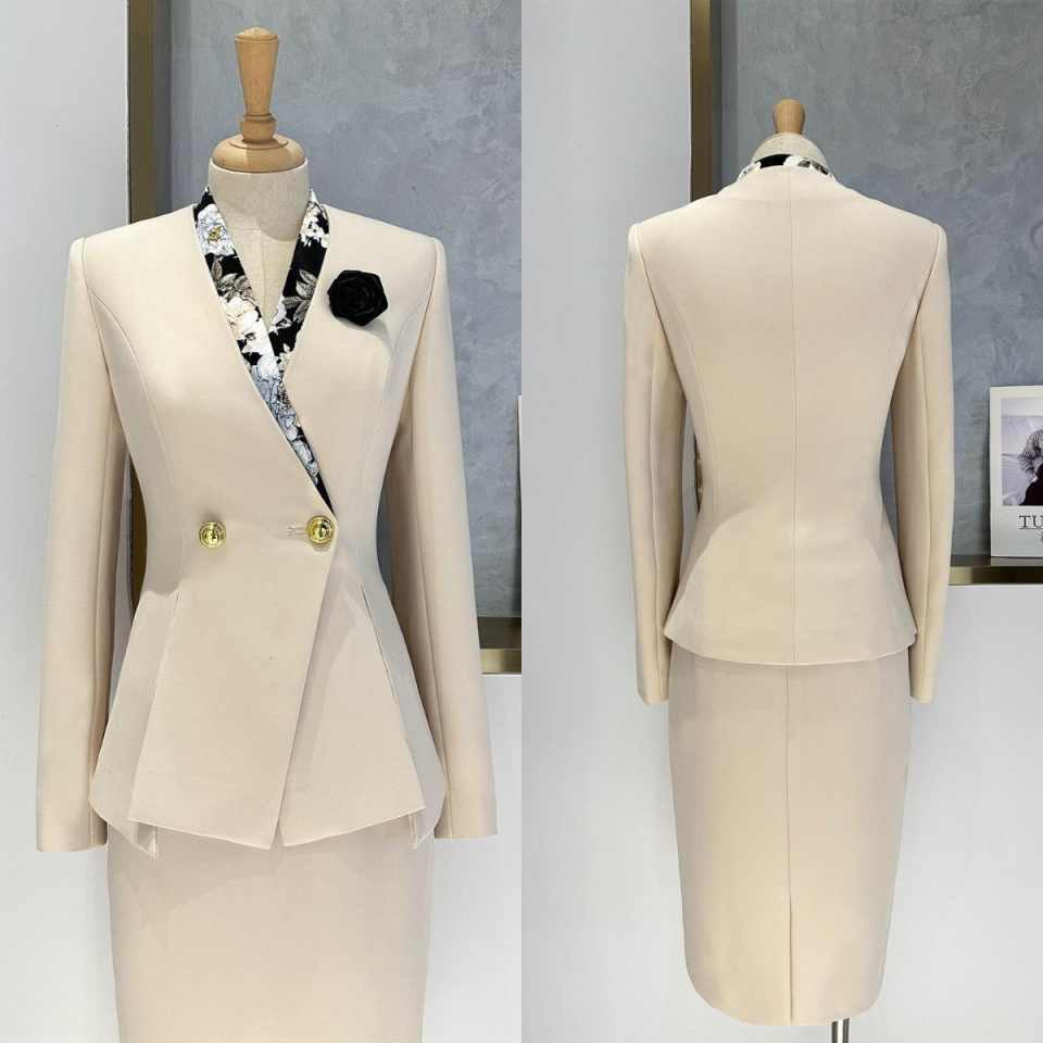 Elegant Peplum Women Suit Set  - đánh giá và giá Women Formal Wear For Conference