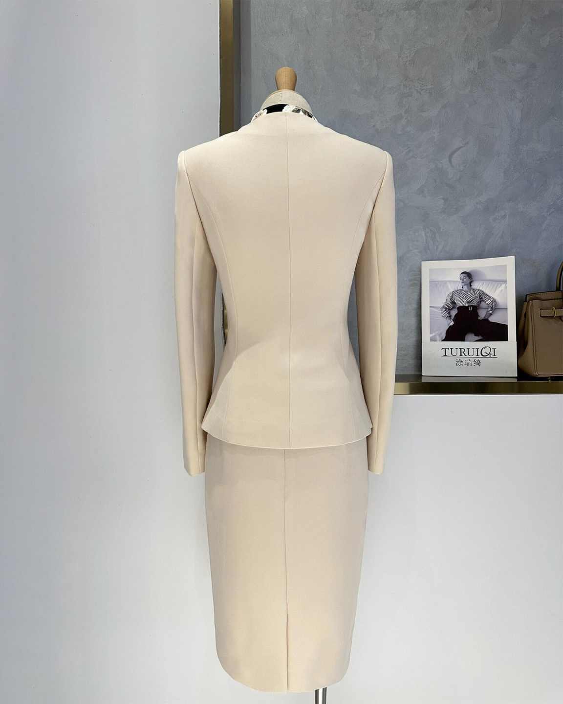 Elegant Peplum Women Suit Set  - đánh giá và giá Women Formal Wear For Conference