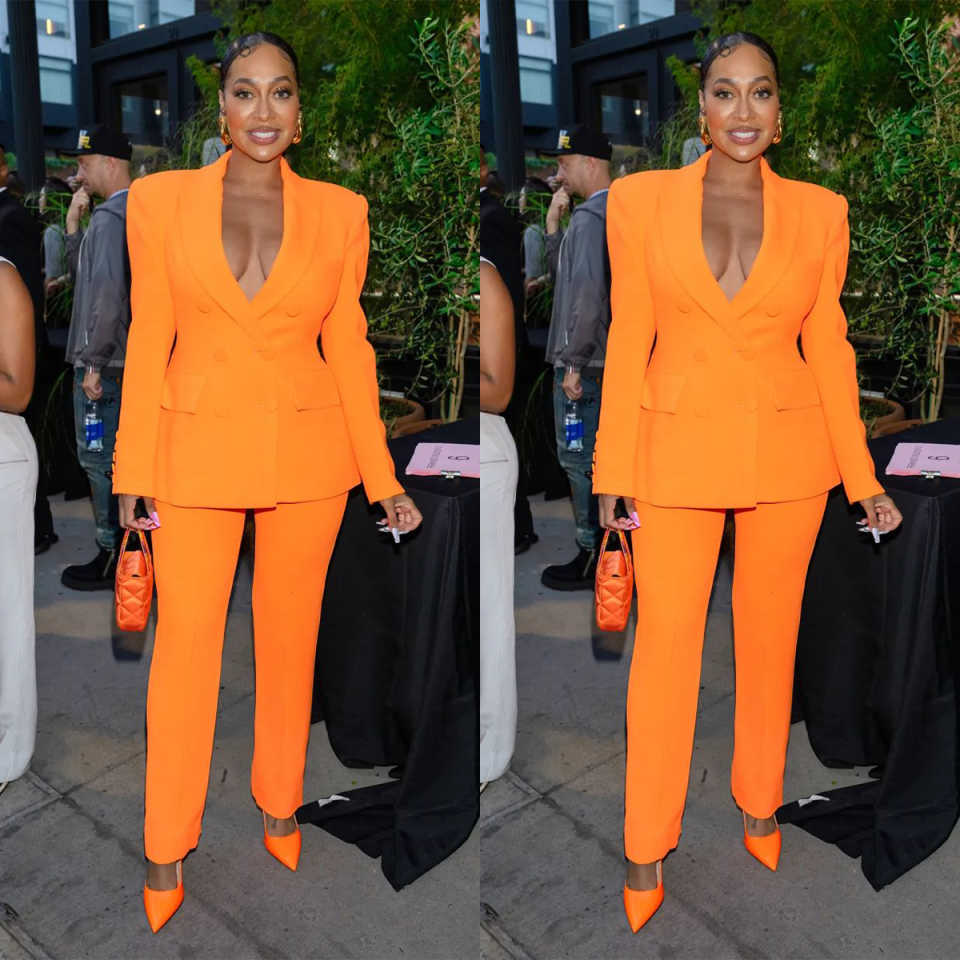 Customized Orange Spring Women - đánh giá và giá Women Formal Wear Outfits